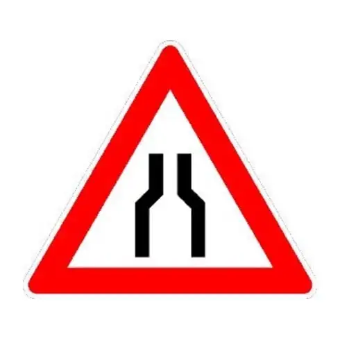 VKZ.120 Triangle 900mm voie rétrécie film RAL-Gütezeichen RA2