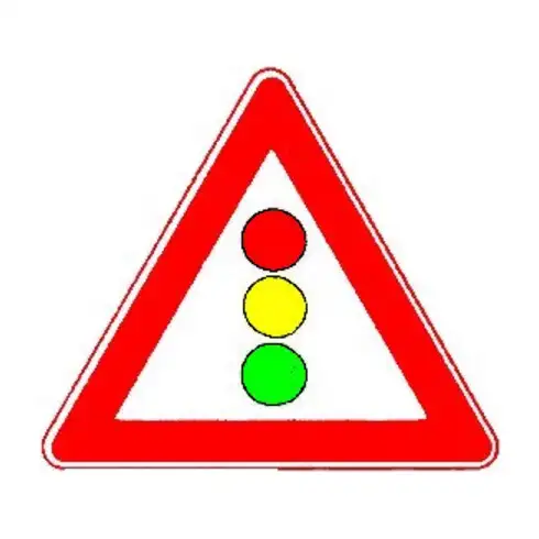 VKZ.131 Triangle 900 mm Système de signalisation lumineuse Film RA2 avec label de qualité RAL