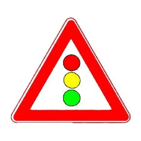 VKZ.131 Triangle 900mm Signalisation lumineuse Autocollant RA1 avec label RAL