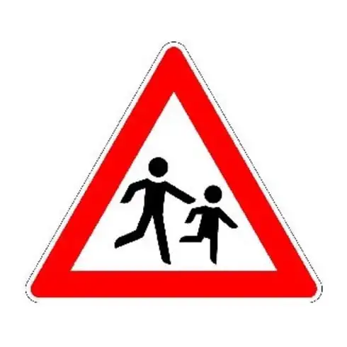 VKZ.136-20 Triangle 900mm Enfant (gauche) Film RAL-Gütezeichen RA1