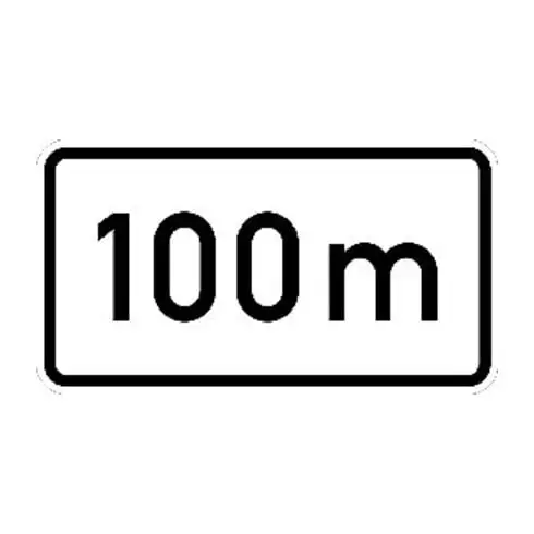 Zusatzschild 1004-30, 231x420 mm, film RAL qualité RA1, 100 m